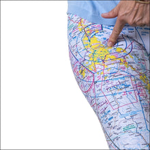 Load image into Gallery viewer, Brisbane Aviation Chart Leggings