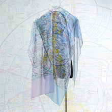 Load image into Gallery viewer, Brisbane Aviation Chart - Large Scarf