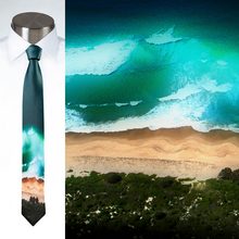 Load image into Gallery viewer, Australian Beach Aerial - Necktie