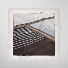 Load image into Gallery viewer, Cotton & Silk Scarf - Harvest Patterns