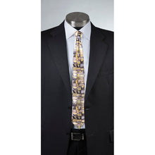 Load image into Gallery viewer, Study in Yellow & Grey - Necktie