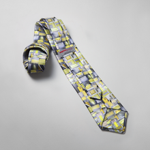Load image into Gallery viewer, Study in Yellow & Grey - Necktie