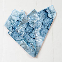 Load image into Gallery viewer, Waterways - Pocket Square / Kerchief