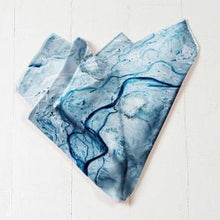 Load image into Gallery viewer, Waterways - small Scarf