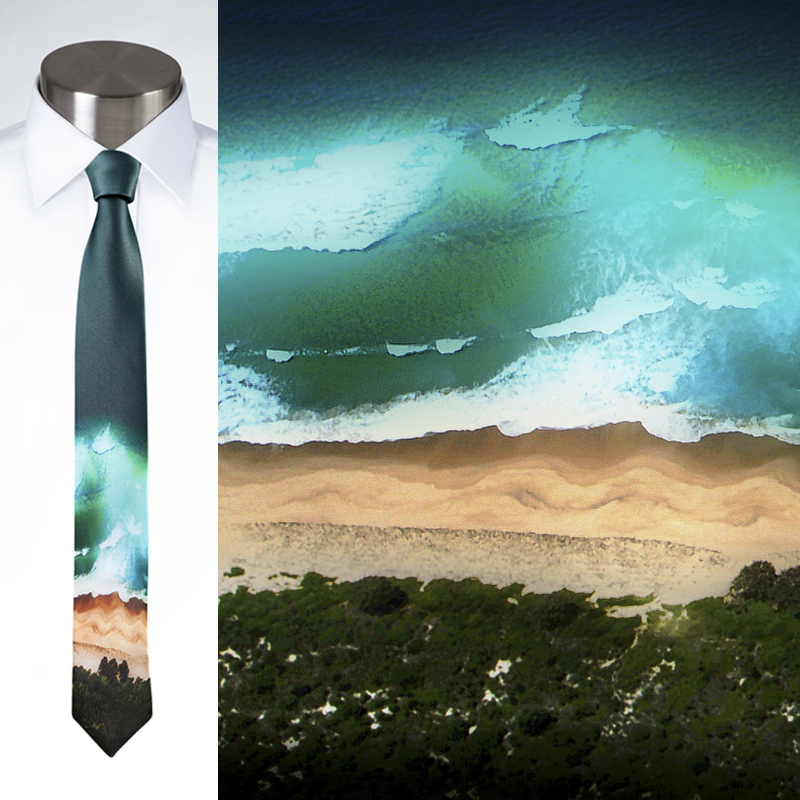 Australian Beach Aerial - Necktie