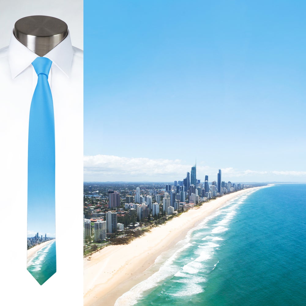 Gold Coast Gleaming - Necktie