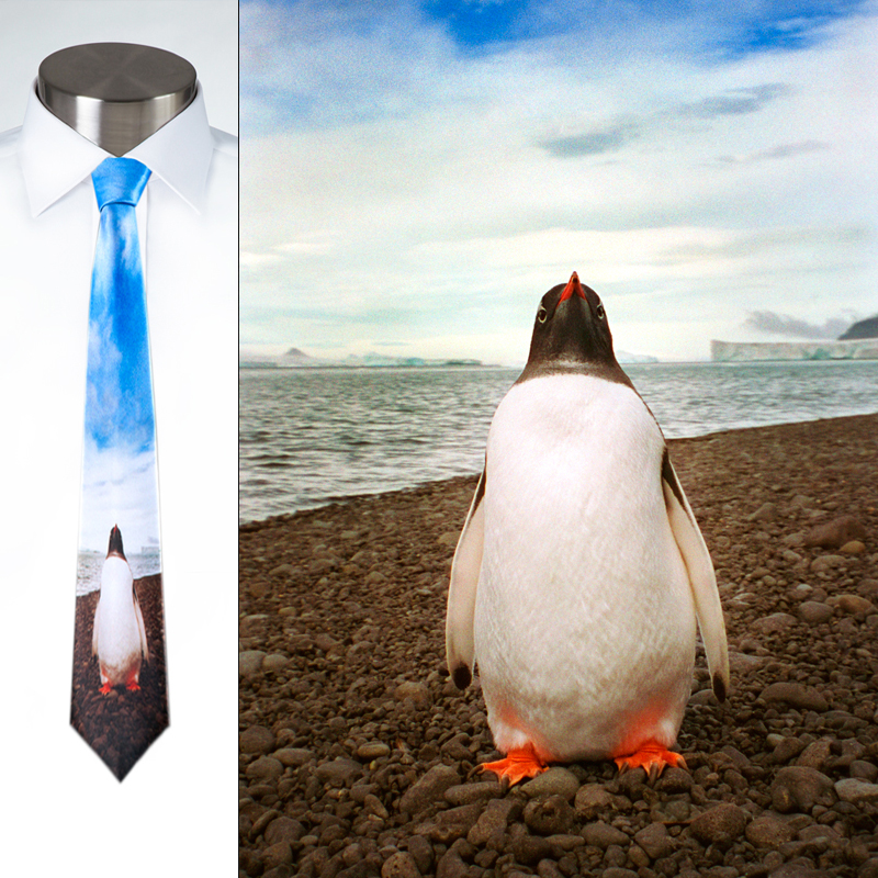 Penguin With Attitude - Necktie
