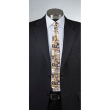 Load image into Gallery viewer, Study in Yellow &amp; Grey - Necktie